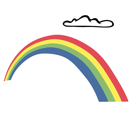 icon Alleinstell Regenbogen